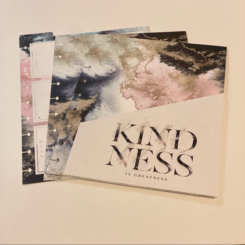 Cosmic watercolors classic happy planner accessories